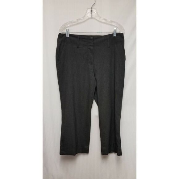 Michael Kors Casual-Business Striped Dress Pants Color Gray Size 10 - Picture 3 of 6